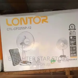 12 Inches Rechargeable Table Fan With Portable Handle