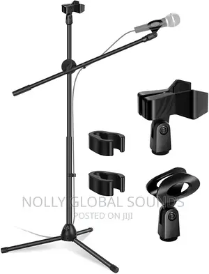 Photo - Tripod Leg Adjustable Floor Microphone Stand
