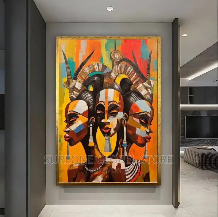 Africa Native Artwork Frame