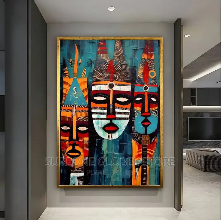 Africa Native Artwork Frame