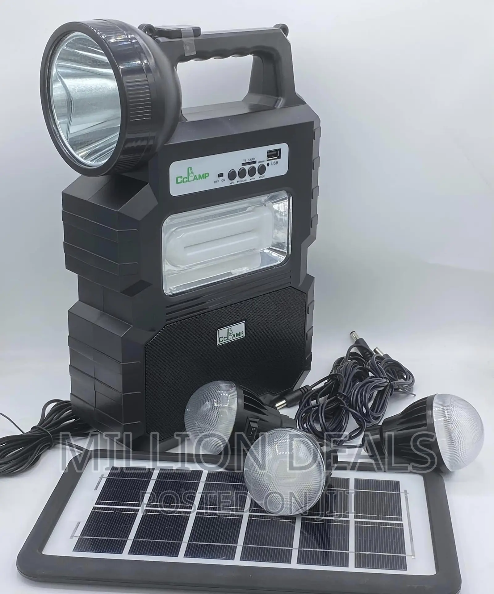 Solar Lighting System With Dual Solar Panel
