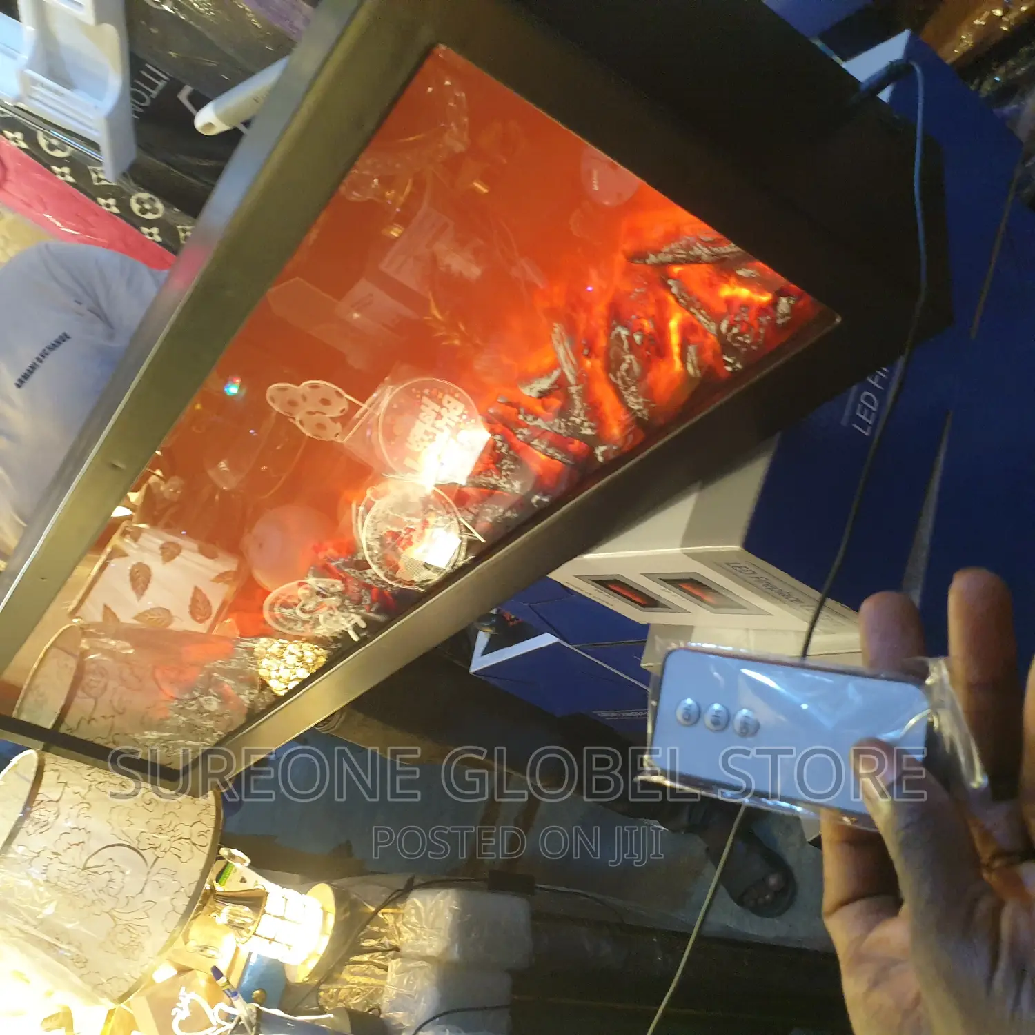 Fireplace Flame Lamp With Remote Control