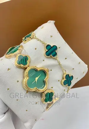 *Affordable VCA Set. Ladies Wristwatch and Bracelet*