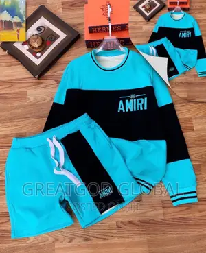 *Premium Luxury Amiri Longsleeve Short Up Down Wears