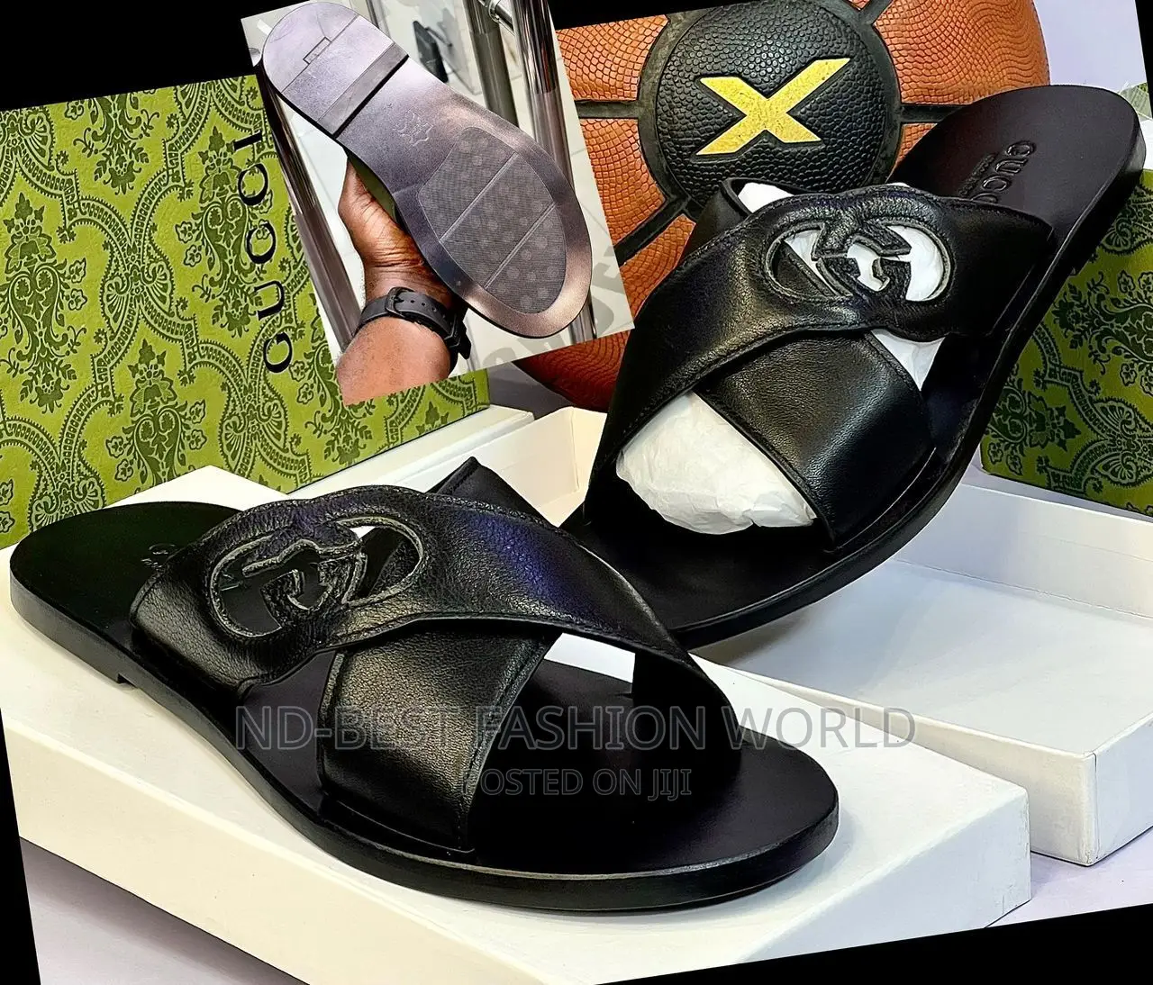 Please Leather Half Shoe