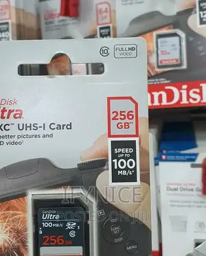 Sandisk 256gb Ultra SDXC Memory Card for Camera - 120mb - S