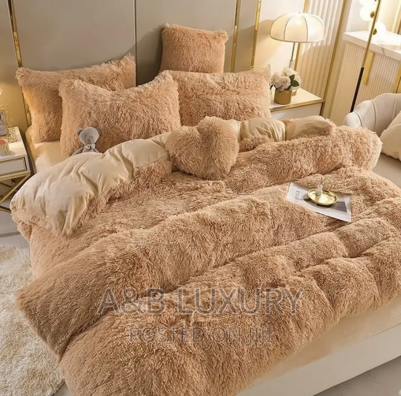 Pure Cotton Fur Beddings Sets