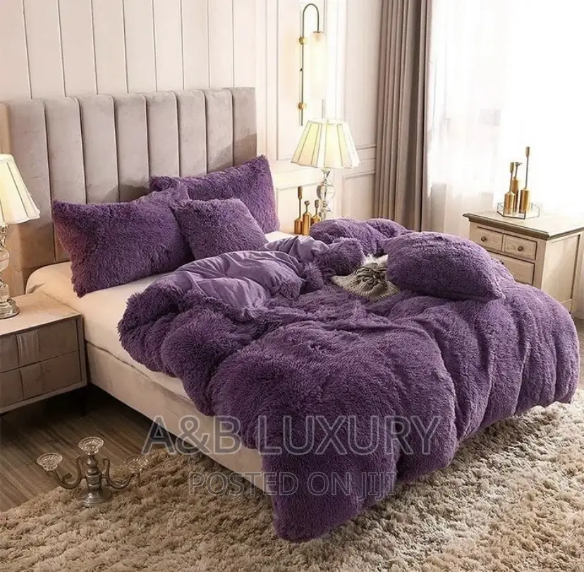 Pure Cotton Fur Beddings Sets