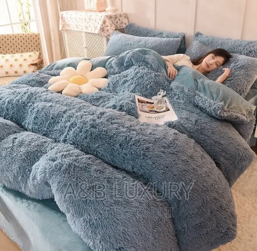 Pure Cotton Fur Beddings Sets