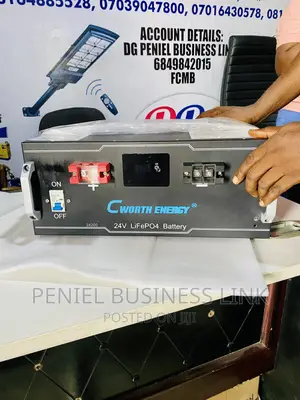 Cworth 5kva 24volts Lithium Ion Battery 200ah