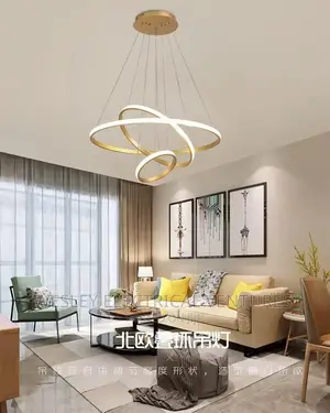 Photo - Led Pendant Light Ring Shape