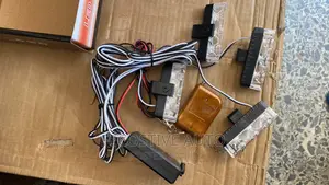 Aeing Red Blue Amber Police Car Led Flash Strobe