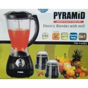 Pyramid Electric 3 in 1 Blender (PM-Y44B3) -Black