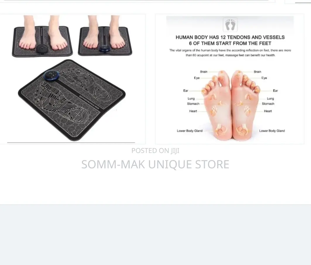 Ems Accupoints Stimulator Massage Footmat- Rechargeable