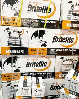 12v-200ah Britelite Solar Gel Battery