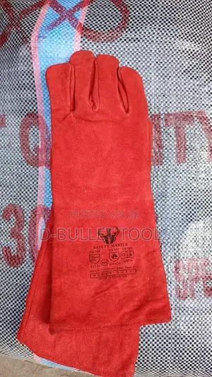14'' Red Welders Glove For Heavy Duty