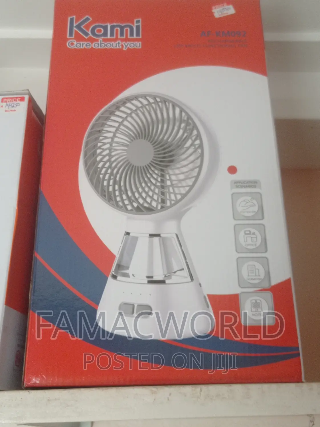 Kamisafe Rechargeable Fan