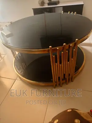 Imported Centre Table With Glass Top With Two Side Tables