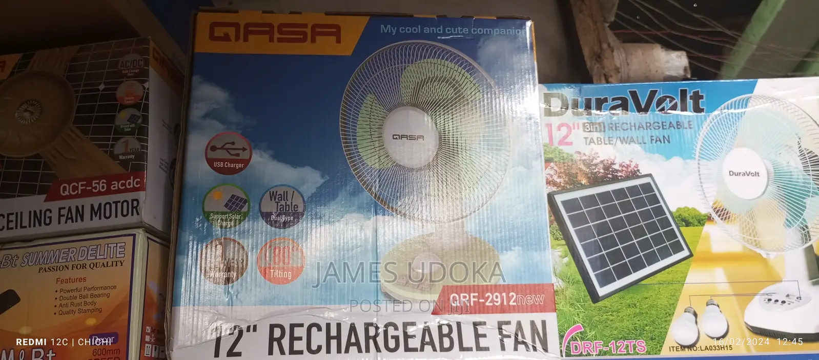 12" Table Fan