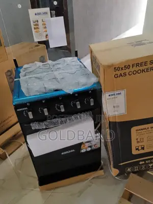 New, Efficient Bruhm BGC-5540ib Gas Cooker