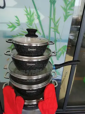 Non Stick Pots With Fry Pan