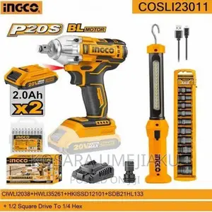 Ingco Cordless Impact Wrench Combo Set