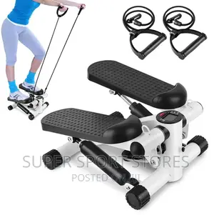 Mini Stepper With Resistance Rope