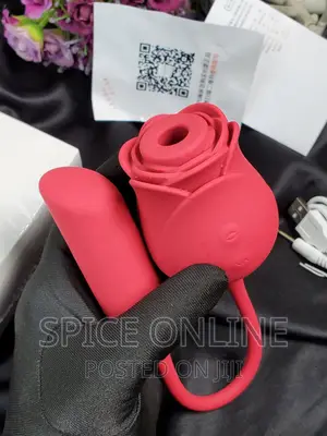 Photo - Rose Sucking Vibrator and Dildo