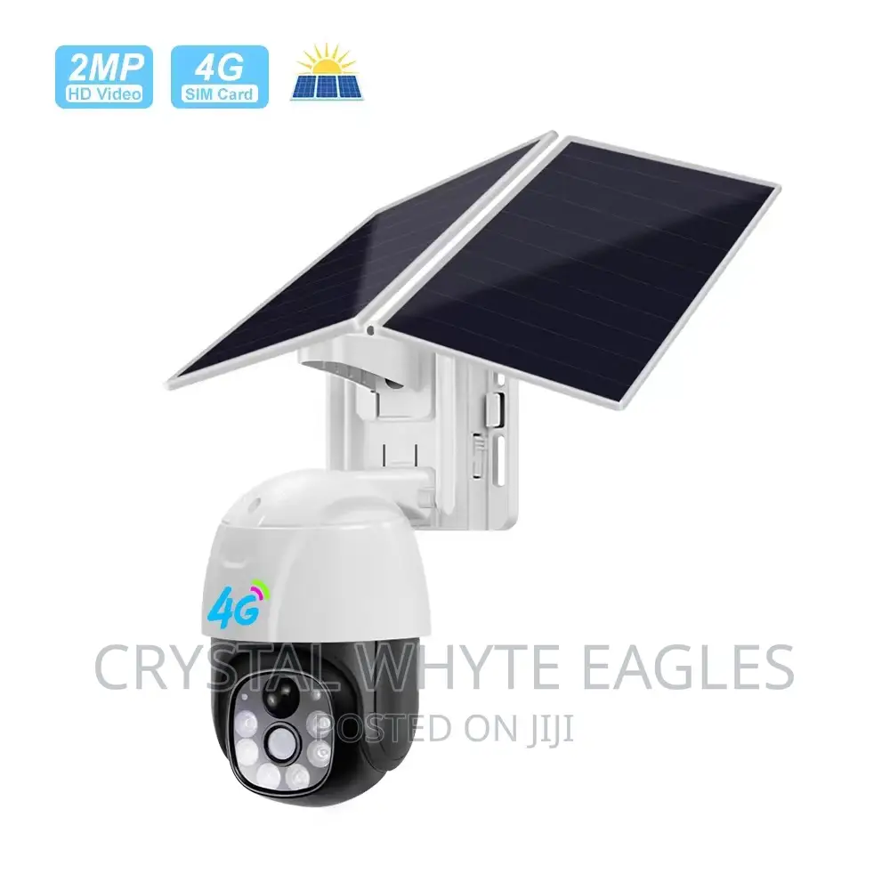 4G V380 Double Panels PTZ Camera