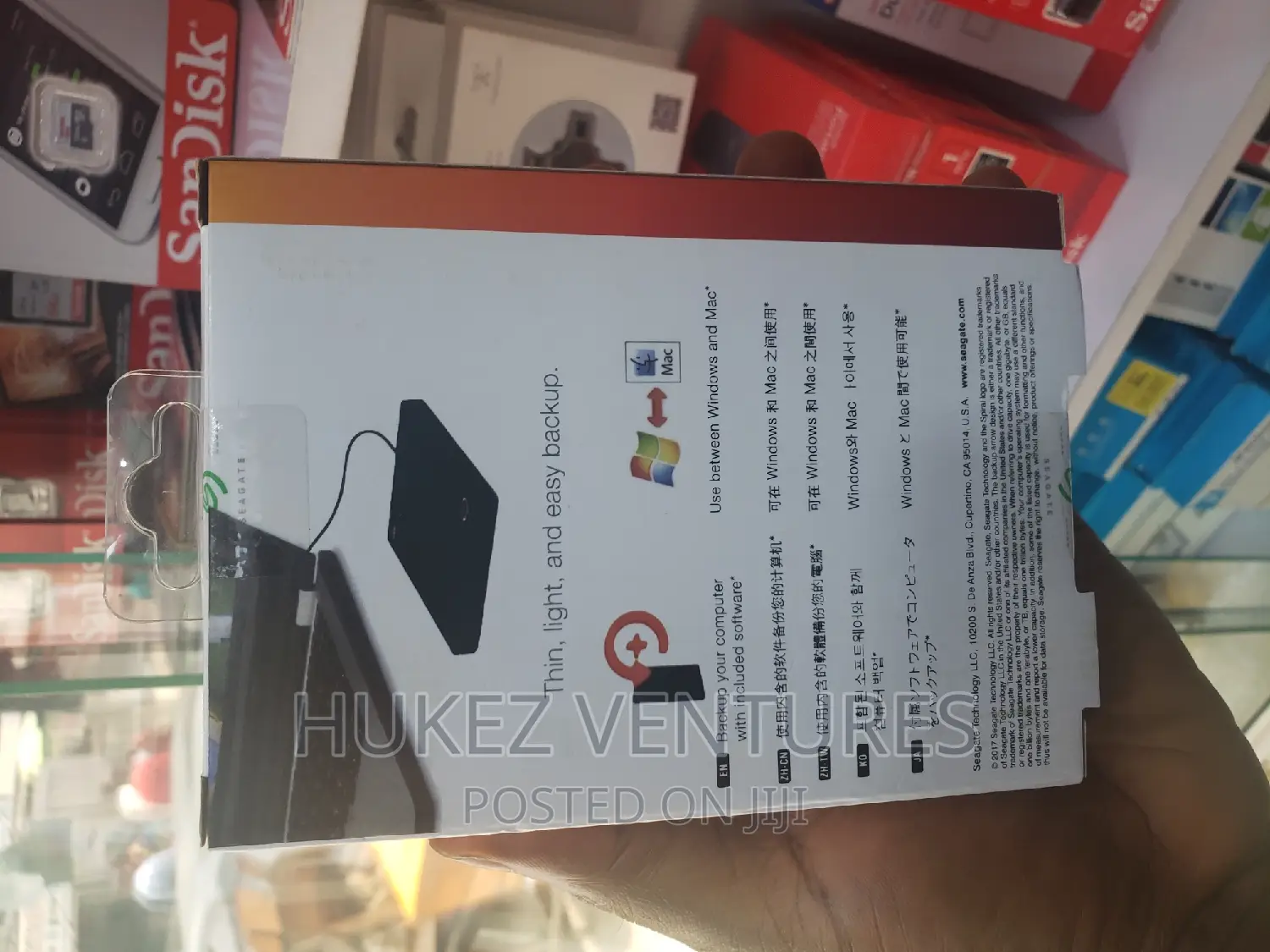 Seagate External HDD-500gb