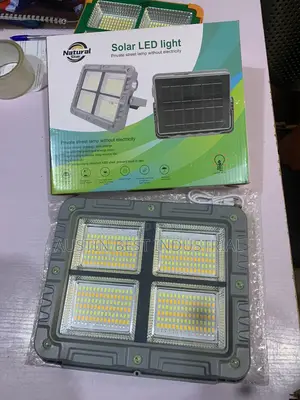 Led Flood Light With Solar Panel and Power Bank