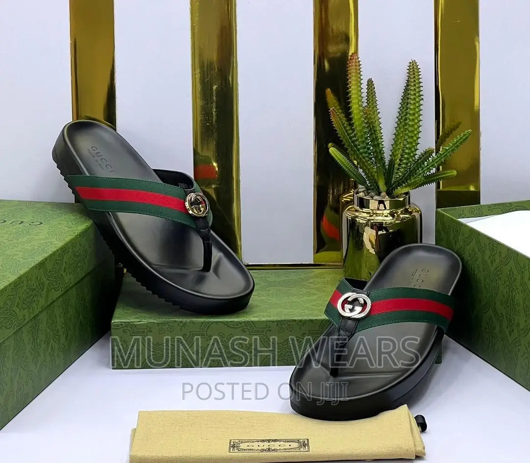Gucci Leather Slipers