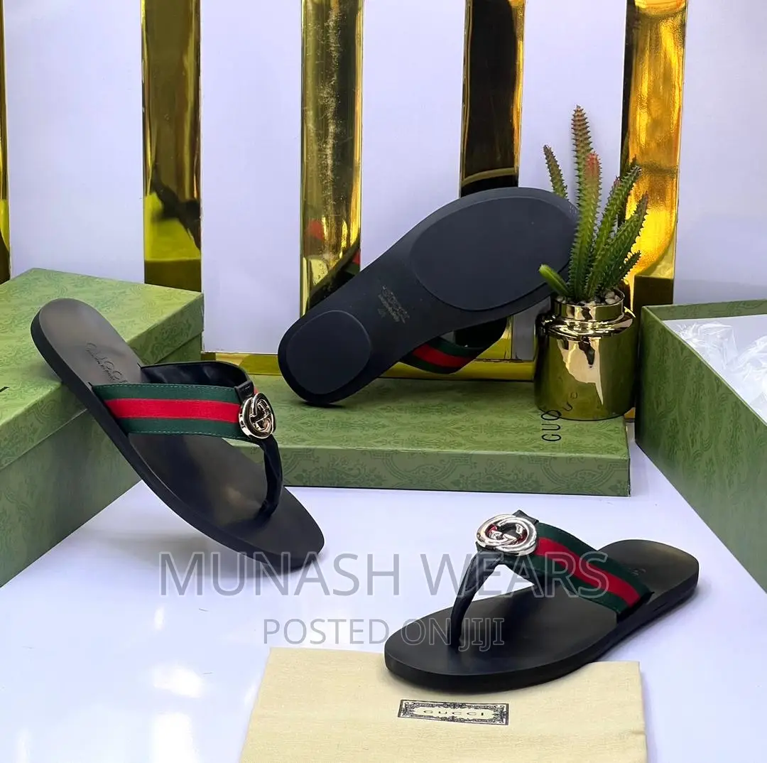 Gucci Leather Slipers