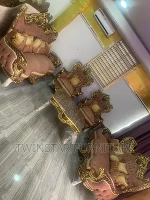 Modern Luxury Egyptian Sofa Chairs With Table Side Stools