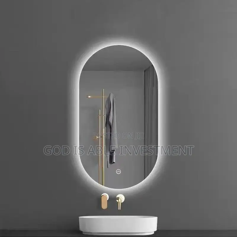 Triple Light Silver Led Mirror