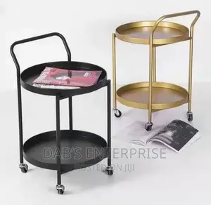 Coffee End Table With Handle and Moveable Wheel