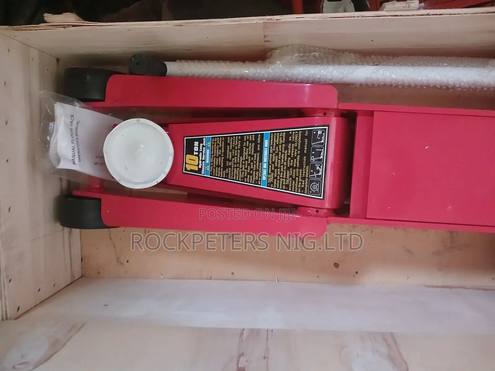 Long Chasis Hydraulic Floor Jack 10 Tons