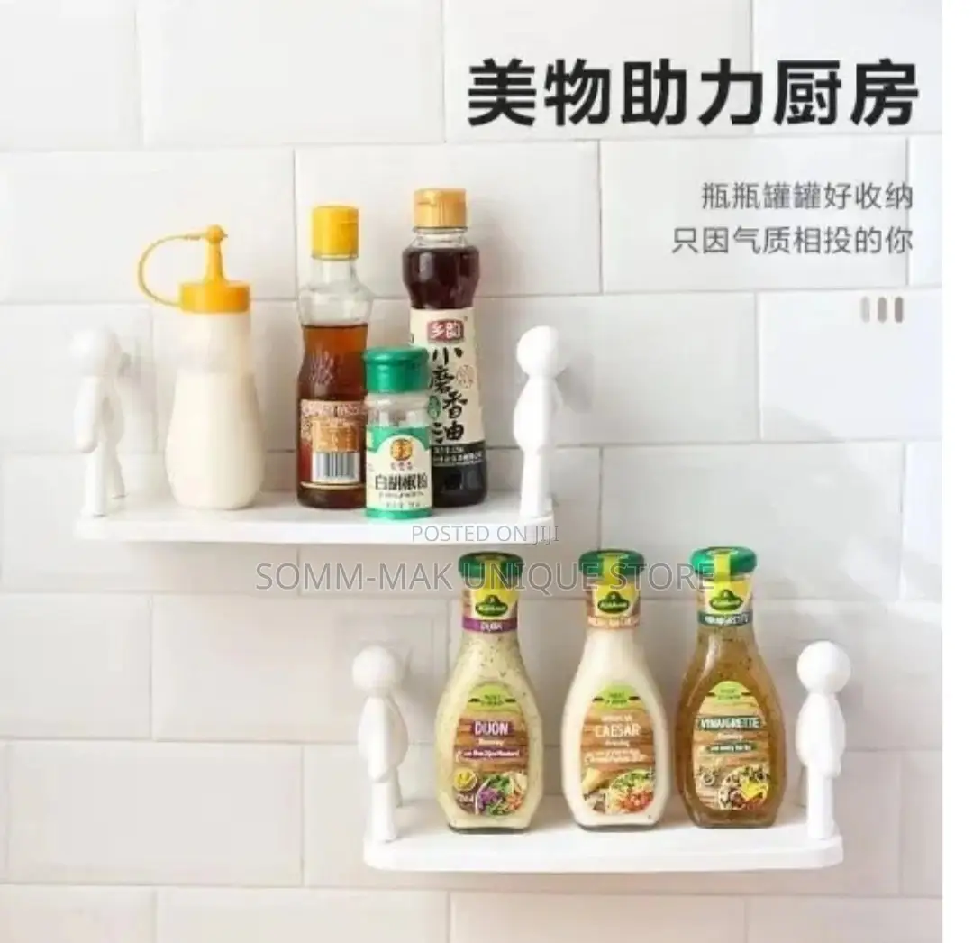 Humanoid Multifunction Bathroom /Kitchen Storage Rack - 2pcs