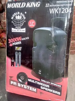 Public Address Rechargeable Speaker 12''- Big Battery