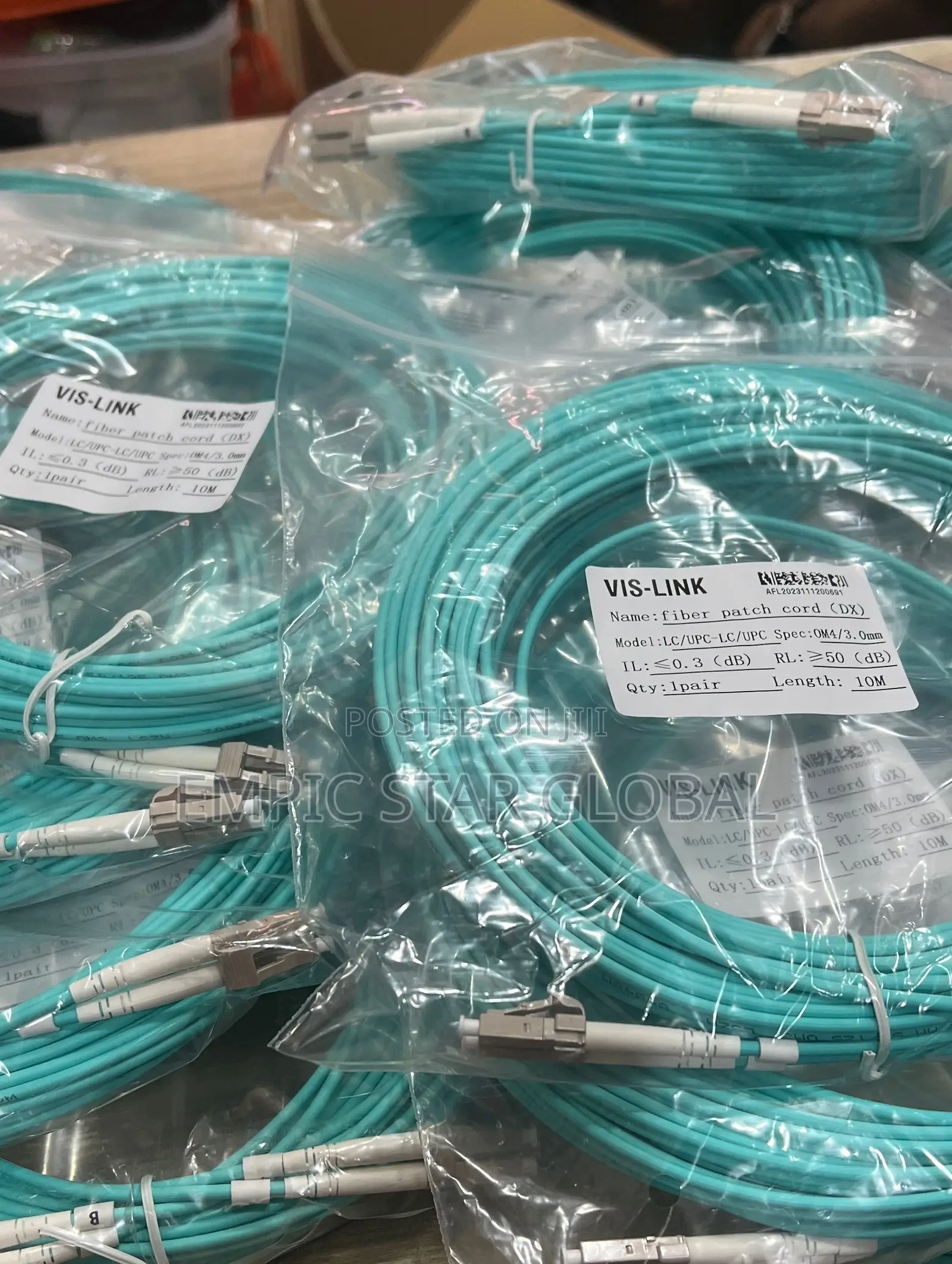 Om4 Fiber Patch Cord Lc-lc 1m Duplex