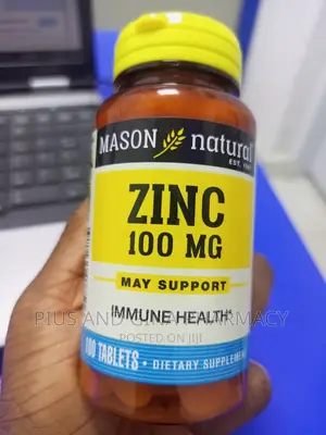 Photo - Mason Natural Zinc 100mg X 100tabs