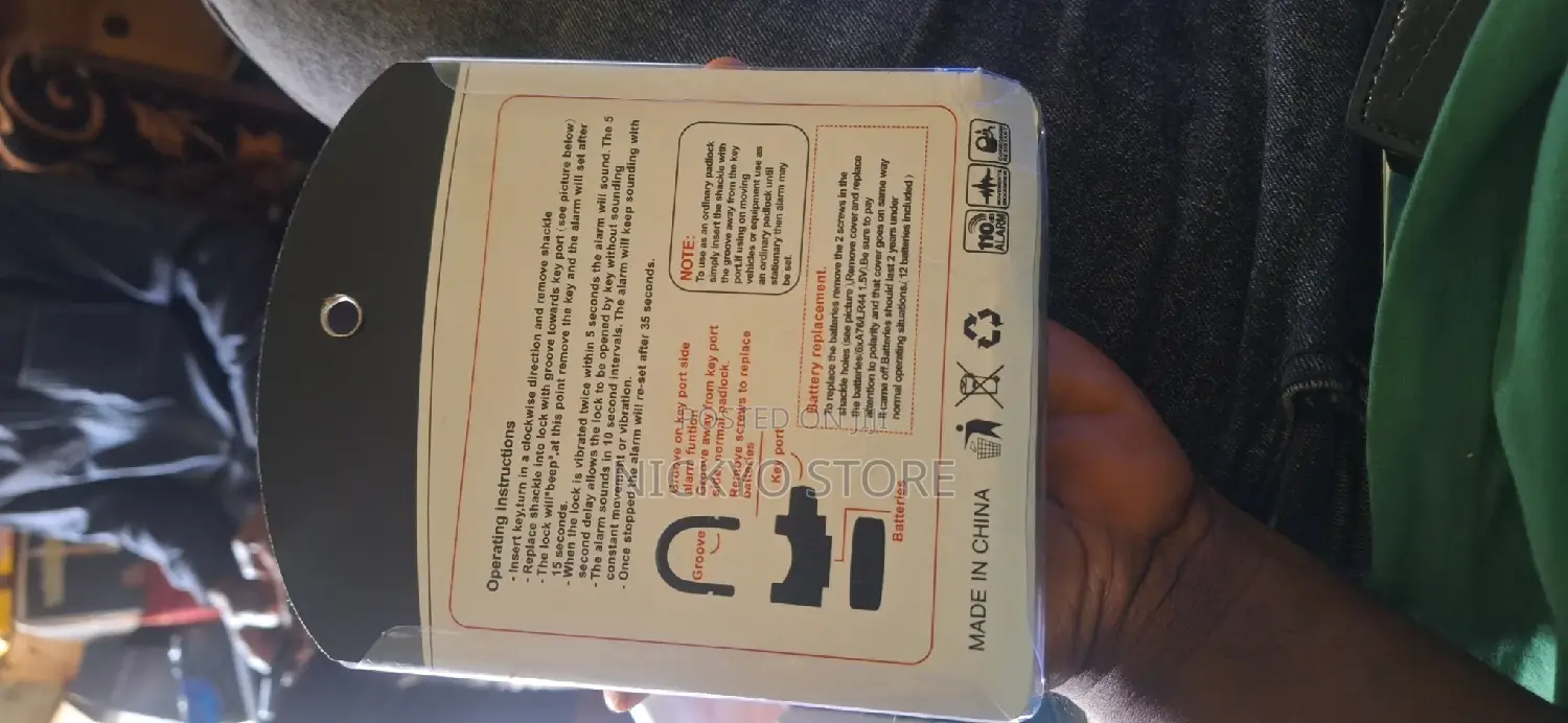 Anti Theft Alarm Lock