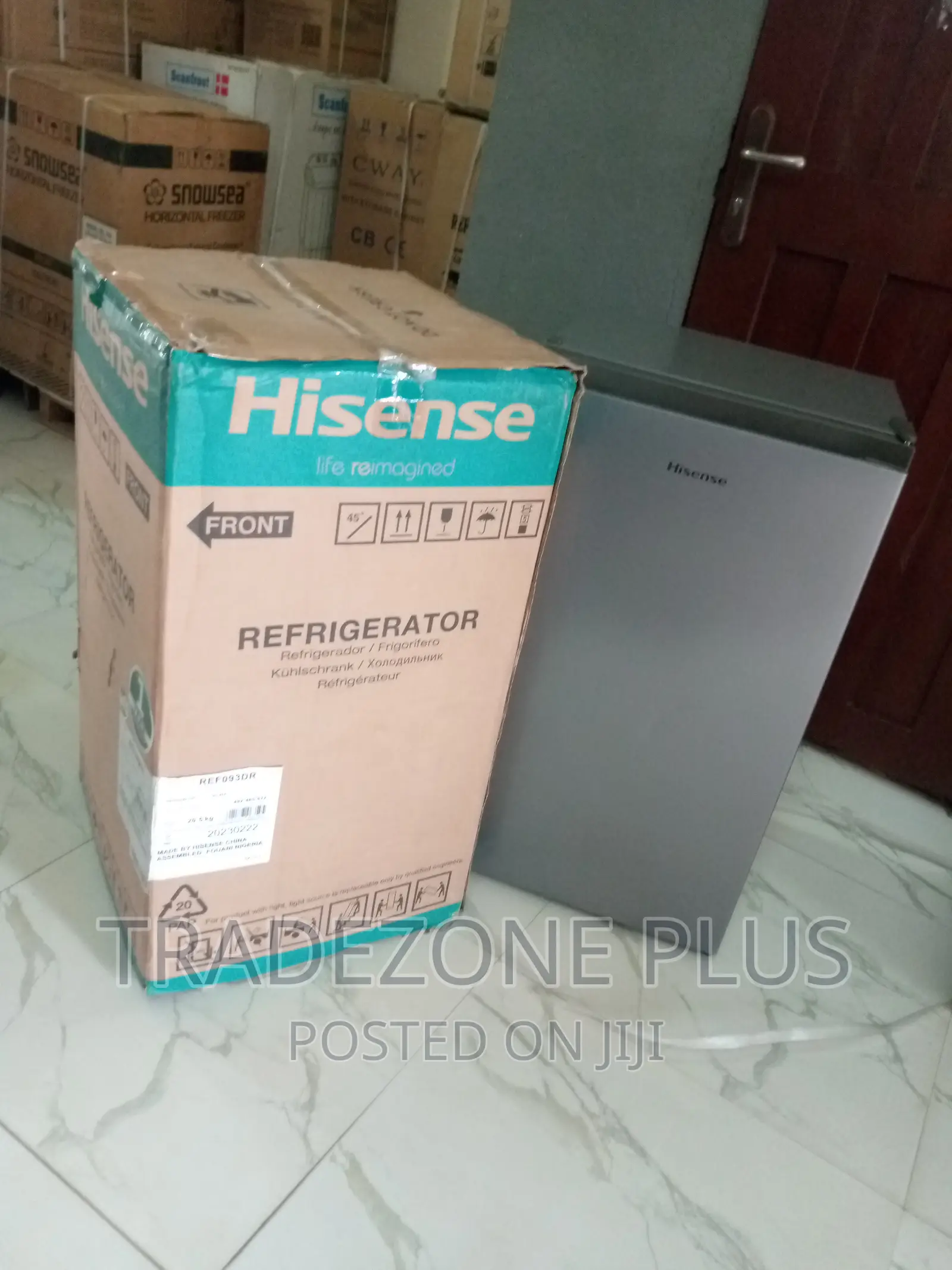 Original Hisense Single Door Refrigerator-Ref093dr