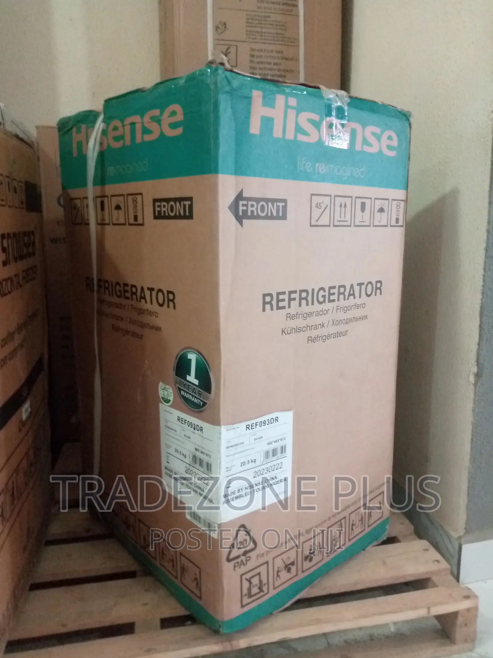 Original Hisense Ref093dr Refrigerator-90l