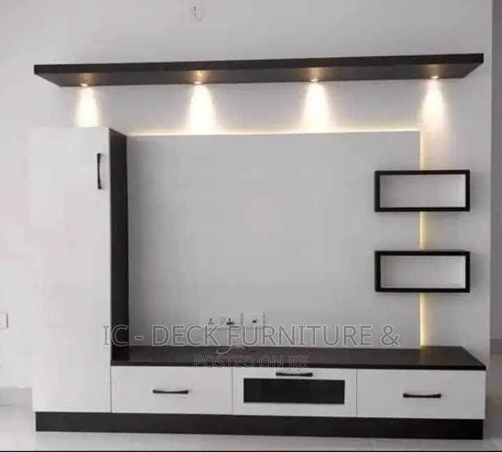 Tvs61 Portable 7ft TV Stand W/ Lighting, TV Max 60"
