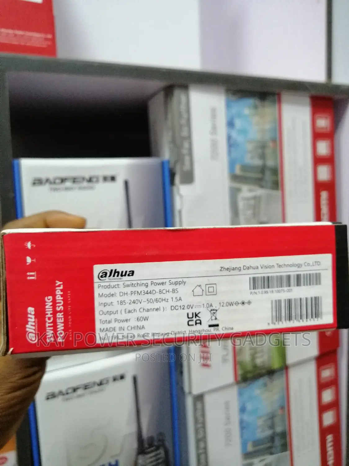 Dahua 8 Way Power Supply Box