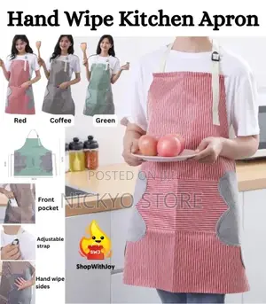 Hand Wipe Kitchen Apron