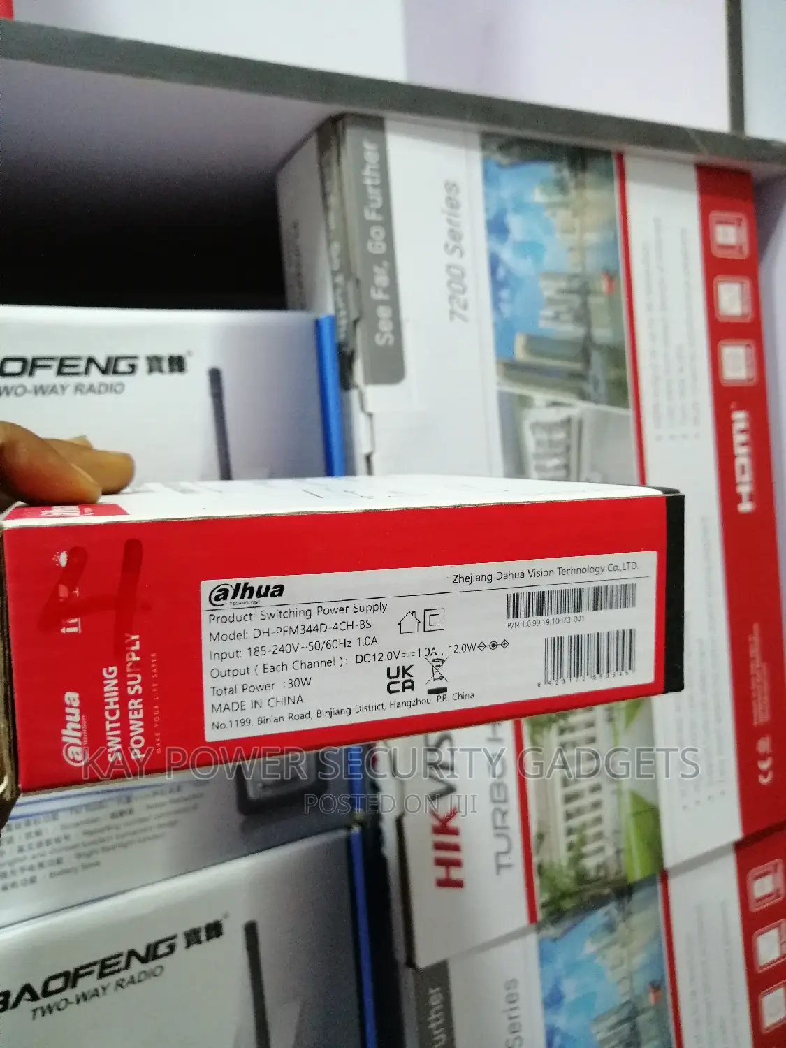 Dahua 4 Way Power Supply Box