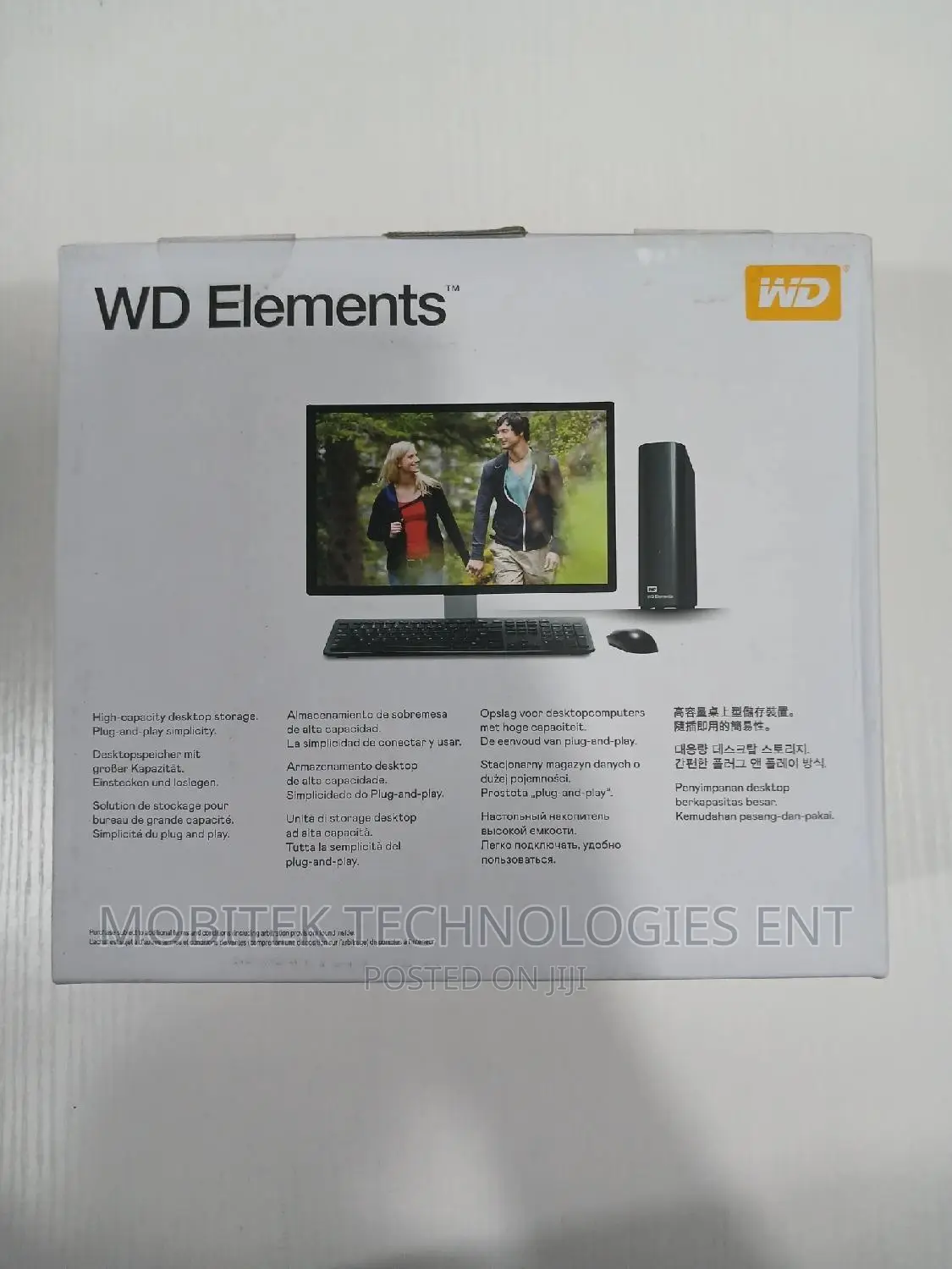 WD Elements 4TB External Storage Power Hard Drive