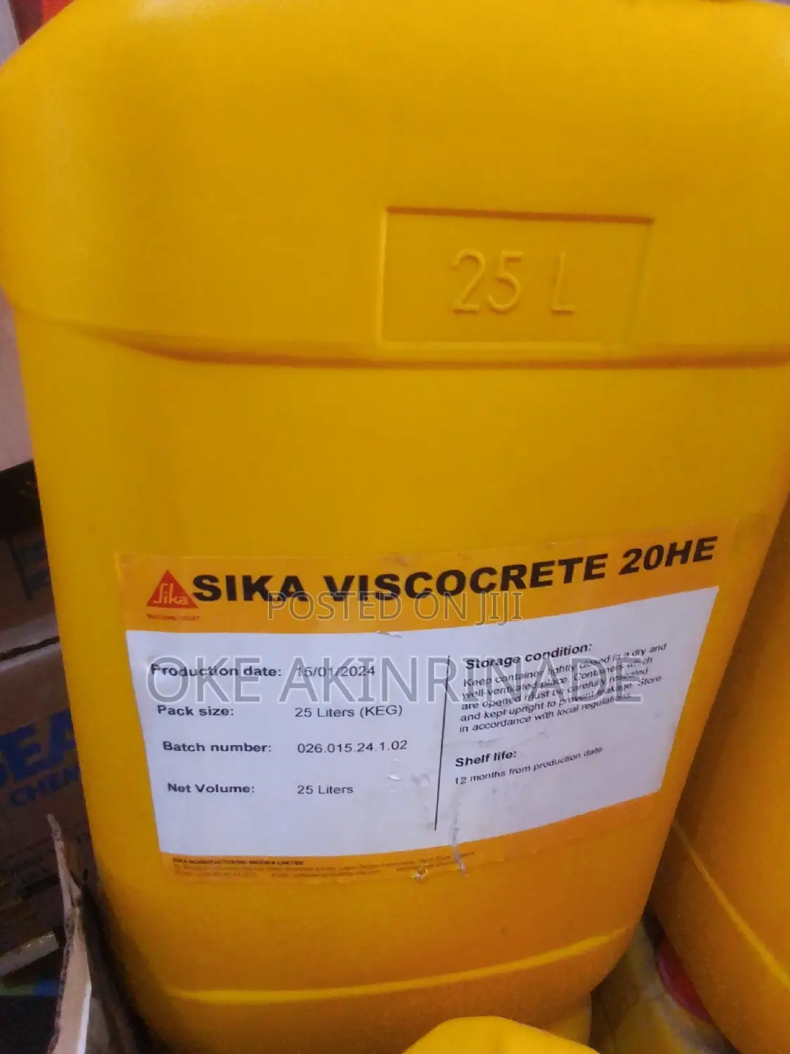 Sika Viscocrete 20HE High Early Strength Powerful Admixture